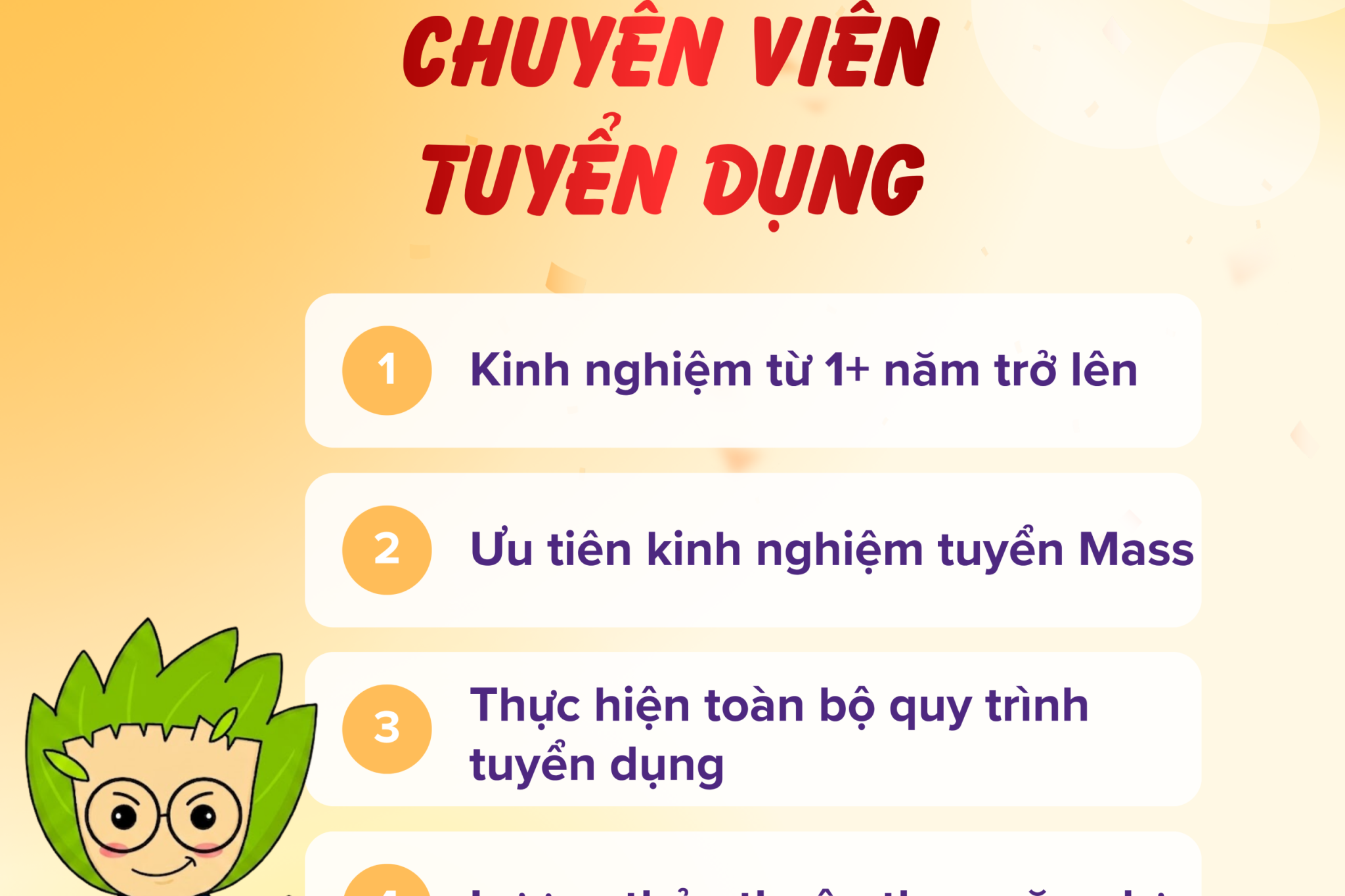 Chuyên viên TUYỂN DỤNG