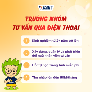TRƯỞNG NHÓM tư vấn QUA ĐIỆN THOẠI