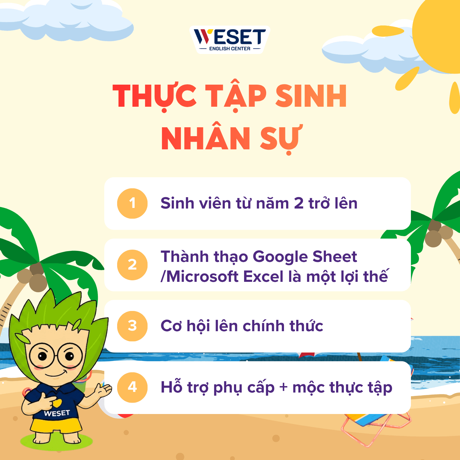 [TUYỂN DỤNG] THỰC TẬP SINH NHÂN SỰ