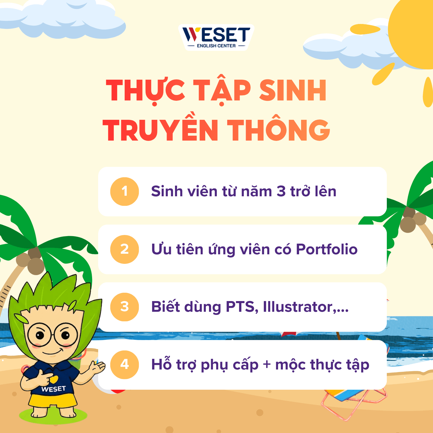 [TUYỂN DỤNG] THỰC TẬP SINH TRUYỀN THÔNG
