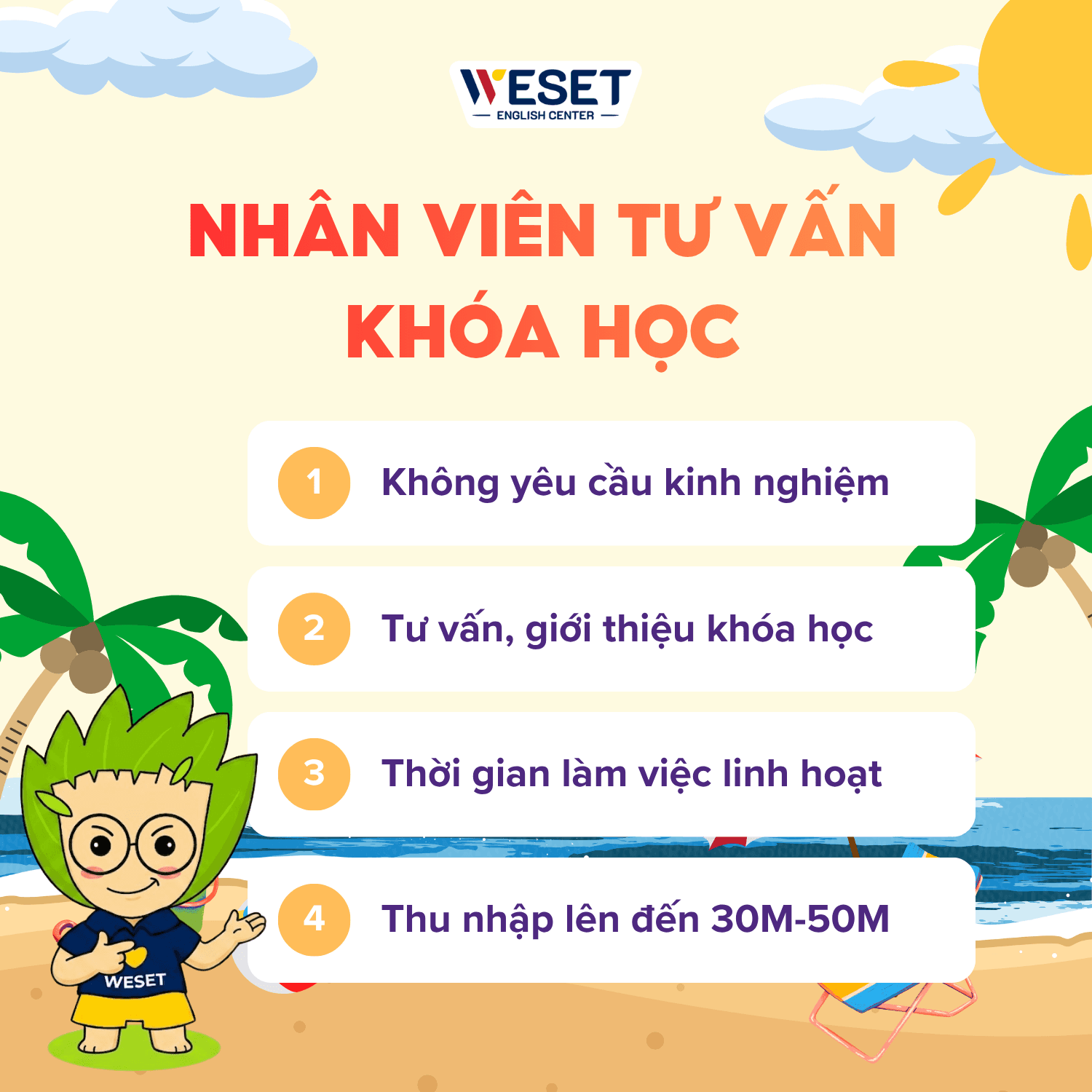 Thumbnail: [TUYỂN DỤNG] NHÂN VIÊN TƯ VẤN KHOÁ HỌC (PART-TIME | FULL-TIME)