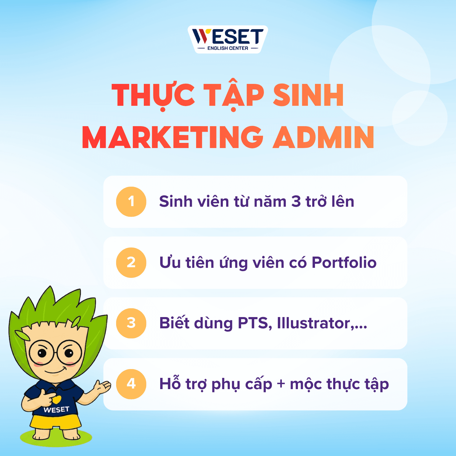 [TUYỂN DỤNG] PRC ADMIN INTERN