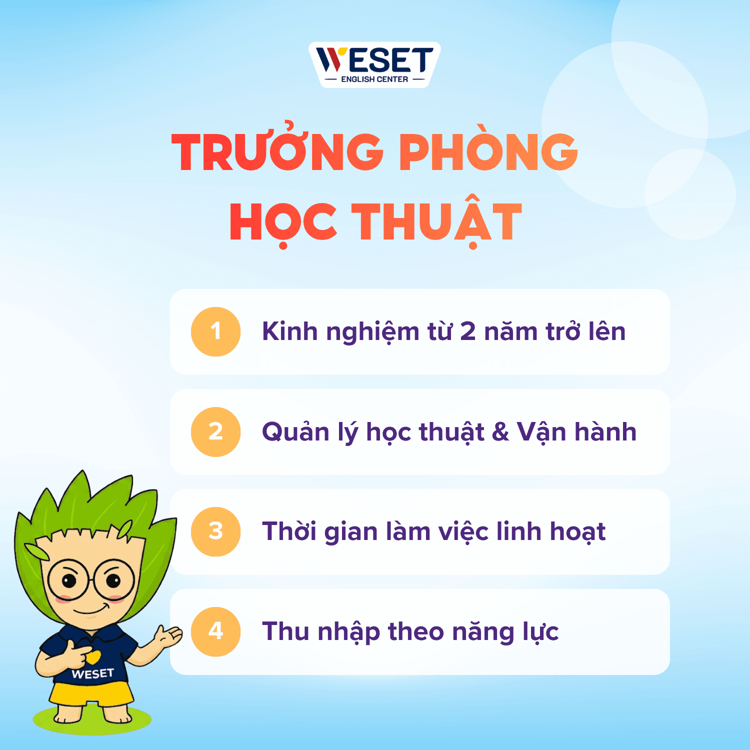 Thumbnail: TRƯỞNG PHÒNG HỌC THUẬT QUẢN TRỊ CHẤT LƯỢNG VÀ NGHIÊN CỨU THỊ TRƯỜNG