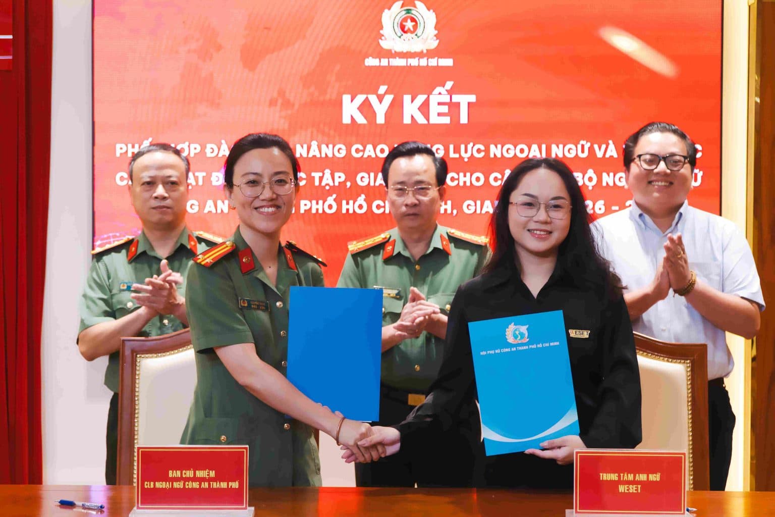 Thumbnail: WESET HỢP TÁC PHÁT TRIỂN NGOẠI NGỮ CÙNG CÔNG AN TP.HCM