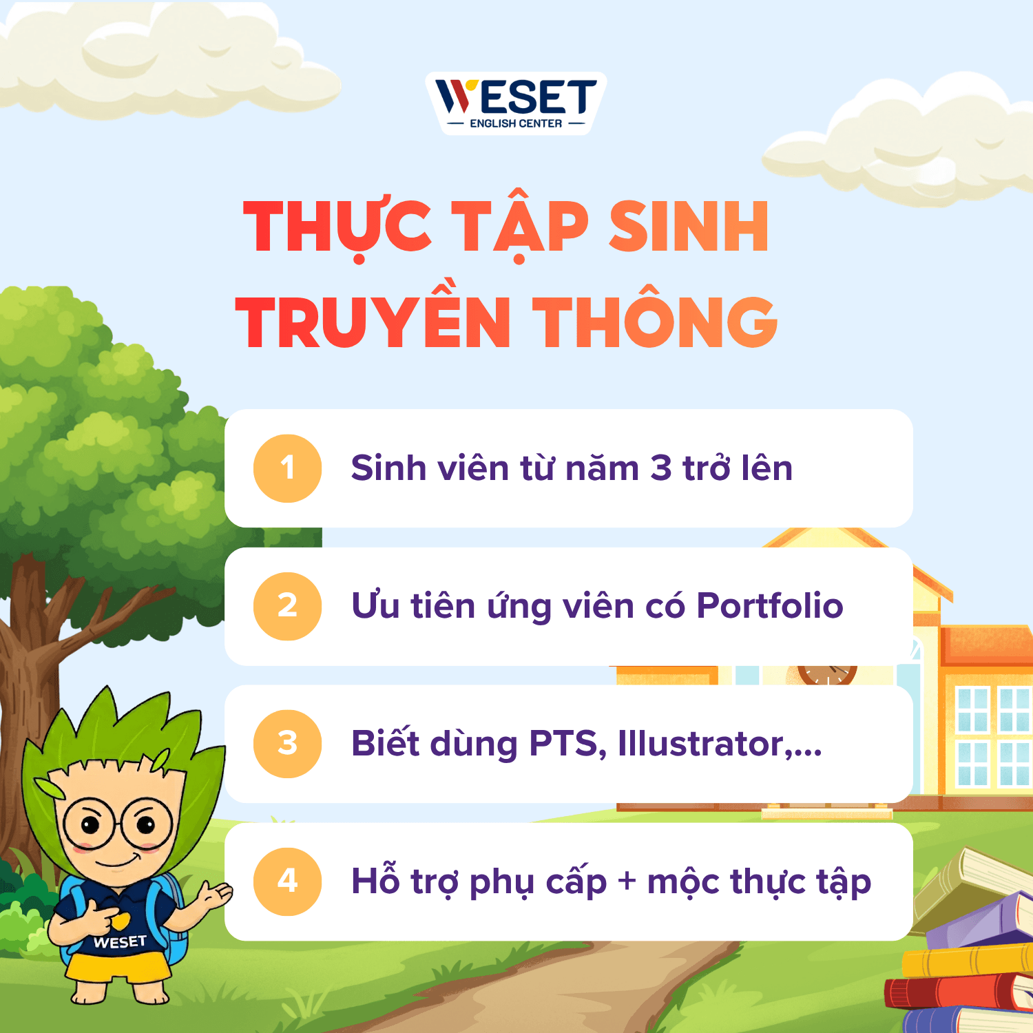 [TUYỂN DỤNG] THỰC TẬP SINH TRUYỀN THÔNG