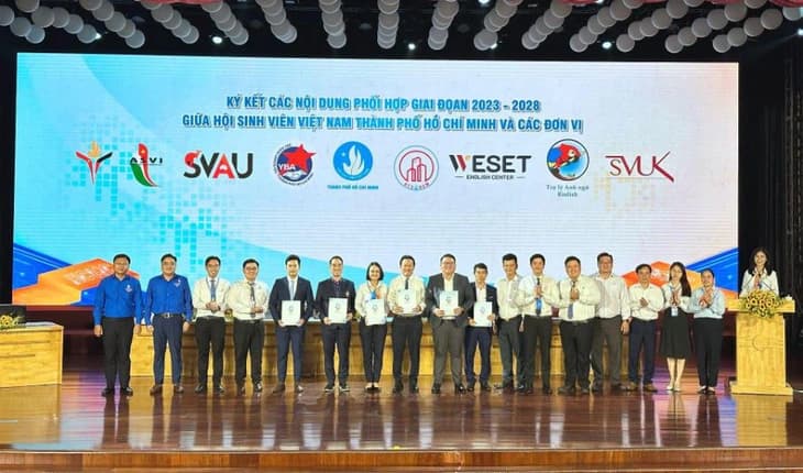 WESET ENGLISH CENTER TÁI KÝ KẾT HỢP TÁC CÙNG HỘI SINH VIÊN VIỆT NAM TP.HCM